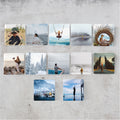 Elegant real glass photo frame for cozy home decor and thoughtful housewarming gifts. Memory wall art setup showcasing the product.